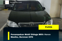 Penampakan Mobil Diduga Milik Harun Masiku, Buronan KPK