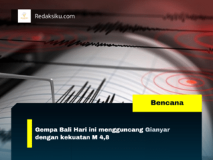 Gempa Bali Hari ini mengguncang Gianyar dengan kekuatan M 4,8 Gempa Bali Hari ini mengguncang Gianyar dengan kekuatan M 4,8