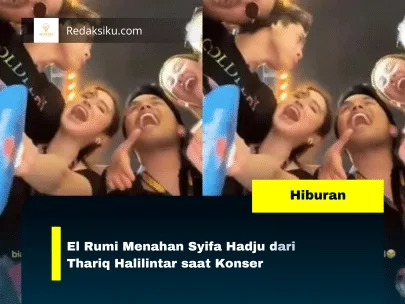 El Rumi Menahan Syifa Hadju dari Thariq Halilintar saat Konser