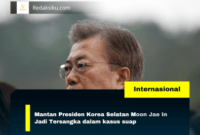 Mantan Presiden Korea Selatan Moon Jae In Jadi Tersangka dalam kasus suap