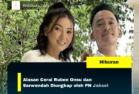 Alasan Cerai Ruben Onsu dan Sarwendah Diungkap oleh PN Jaksel