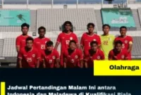 Jadwal Pertandingan Malam Ini antara Indonesia dan Maladewa di Kualifikasi Piala Asia U-20