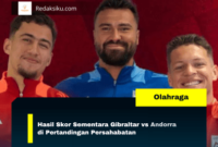 Hasil Skor Sementara Gibraltar vs Andorra di Pertandingan Persahabatan