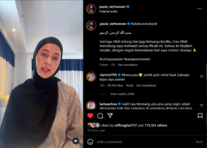 Paula Verhoeven Akhirnya Berbicara tentang Perselingkuhan dan Minta Maaf atas Kegaduhan Paula Verhoeven akhirnya buka suara terkait isu perselingkuhan (Instagram/paula_verhoeven)