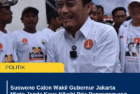 Suswono Calon Wakil Gubernur Jakarta Minta Janda Kaya Nikahi Pria Pengangguran
