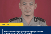 Kasus BBM Ilegal yang diungkapkan oleh Ipda Rudy Soik oleh JN TPPO