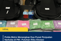 Polda Metro Menangkap Dua Pusat Penjualan Narkoba di PIK: Puluhan Ribu Ekstasi Disembunyikan di Seat Mobil Bayi!