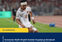 Komentar Malik Risaldi Setelah Kepalanya Berdarah Saat Pertandingan Timnas Indonesia Vs Bahrain