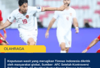 Keputusan wasit yang merugikan Timnas Indonesia dikritik oleh masyarakat global, Sumber: AFC Setelah Kontroversi Bahrain, Media AS Prediksi Pertandingan Timnas Indonesia Vs China dengan Hasil Mengejutkan