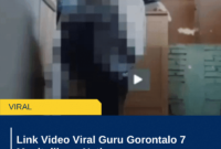 Link Video Viral Guru Gorontalo 7 Menit diburu Netizen
