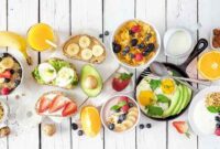 Ilustrasi Menu Sarapan Sehat yang Berenergi