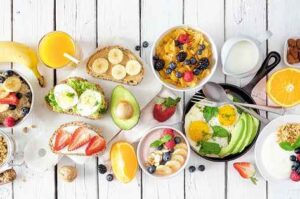 Ilustrasi Menu Sarapan Sehat yang Berenergi