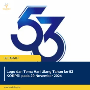 Logo dan Tema Hari Ulang Tahun ke-53 KORPRI pada 29 November 2024