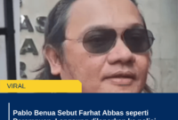 Pablo Benua Sebut Farhat Abbas seperti Perempuan, Langsung dilaporkan ke polisi