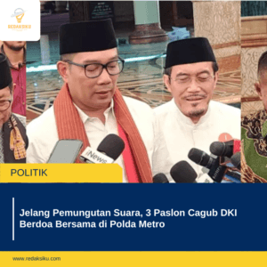 Jelang Pemungutan Suara, 3 Paslon Cagub DKI Berdoa Bersama di Polda Metro Jelang Pemungutan Suara, 3 Paslon Cagub DKI Berdoa Bersama di Polda Metro