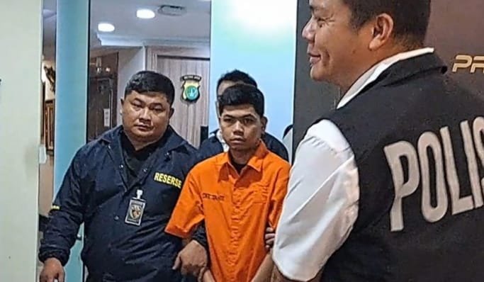 Terdakwa Yudha Arfandi di kasus kematian anak artis Tamara Tyasmara. (Foto: PMJ News/Fajar)