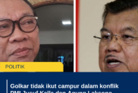 Golkar tidak ikut campur dalam konflik PMI Jusuf Kalla dan Agung Laksono