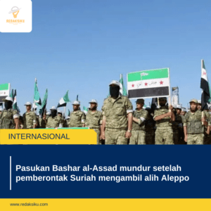 Pasukan Bashar al-Assad mundur setelah pemberontak Suriah mengambil alih Aleppo