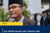 Gus Miftah Mundur dari Jabatan Staf Khusus Presiden
