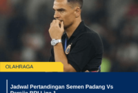 Jadwal Pertandingan Semen Padang Vs Persija BRI Liga 1
