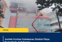 Jumlah Korban Kebakaran Glodok Plaza Bertambah Jadi Empat