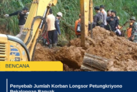 Penyebab Jumlah Korban Longsor Petungkriyono Pekalongan Banyak