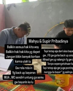 CURHATAN EVA YANG VIRAL DI MEDIA SOSIAL. (FOTO: INSTAGRAM)