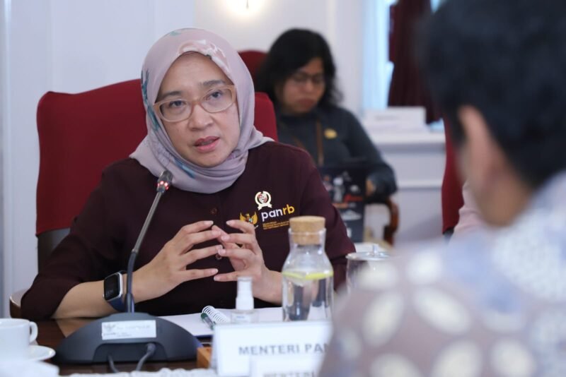 Menteri PANRB Rini Widyantini buka suara soal penyesuaian jadwal pengangkatan calon aparatur sipil negara (CASN) 2024. (Foto: menpan.go.id)