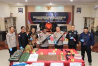 Satgas Ops Damai Cartenz-2025 gagalkan penyelundupan senjata ke KKB di Puncak Jaya. (Foto: Dok. TBN Polri)
