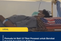Pemuda Ini Beli 13 Tiket Pesawat untuk Berobat Setelah Kecelakaan di Papua
