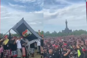 RIBUAN PECALANG BALI TOLAK KERAS PREMANISME ORMAS DEMI JAGA KEAMANAN DESA ADAT DAN KETERTIBAN MASYARAKAT. (FOTO: INSTAGRAM @LAMBE_TURAH)