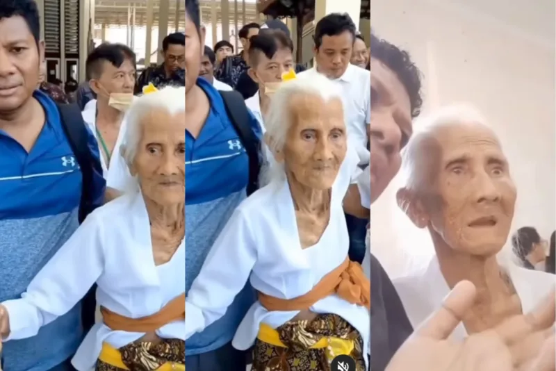 Nenek 92 tahun disidang bersama 16 orang lainnya dalam kasus pemalsuan silsilah keluarga warisan di Bali. (Foto: Tangkap layar Instagram @infomediaklungkung)