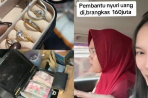 KASUS ART CURI UANG MAJIKAN RP160 JUTA VIRAL, PUBLIK GERAM KARENA UANG DIPAKAI UNTUK FOYA-FOYA. (FOTO: TIKTOK @FEBBYLN)