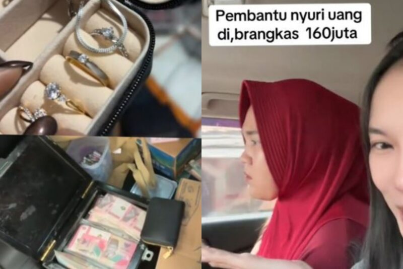 Kasus ART curi uang majikan Rp160 juta viral, publik geram karena uang dipakai untuk foya-foya. (Foto: TikTok @febbyln)