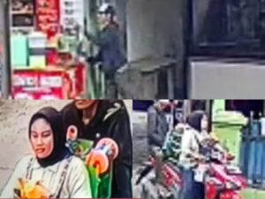 AKSI NEKAT PASUTRI CURI MESIN CUP SEALER SAMBIL GENDONG ANAK BIKIN HEBOH, BEGINI KRONOLOGINYA HINGGA BERUJUNG DIKEPUNG WARGA AKSI PASUTRI MENCURI MESIN CUP SEALER VIRAL DI TIKTOK KARENA KEBERANIAN NEKATNYA KEMBALI KE LOKASI. (FOTO: TIKTOK @KTKIIII21)