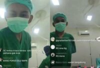 Nakes live TikTok saat operasi di RS Jombang viral, dua perawat langsung dipecat dan dikecam publik. (Foto: Tangkap layar Instagram @fakta.indo)