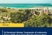 10 Destinasi Wisata Terpopuler di Indonesia Tahun 2025: Dari Alam Eksotis hingga Spot Instagramable