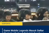 Game Mobile Legends Masuk Daftar Ekstrakurikuler di Sekolah Surabaya