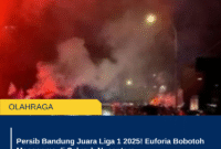 Persib Bandung Juara Liga 1 2025! Euforia Bobotoh Menggema di Seluruh Nusantara