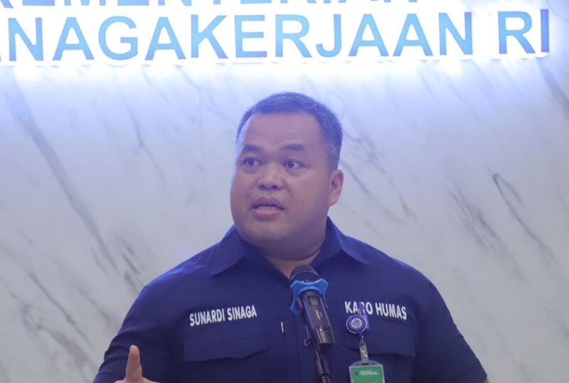 Kericuhan job fair di Bekasi jadi viral, Kepala Biro Humas Kemnaker, Sunardi Manampiar Sinaga jelaskan penyebabnya bukan karena sulit cari kerja. (Foto: Dok. Kemenaker)