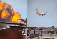 Pesawat Air India jatuh di Ahmedabad bawa 242 orang, pilot sempat kirim sinyal mayday, semua tewas. (Foto: X @ShivAroor)