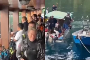 Heboh! Aksi Masyarakat Adat Raja Ampat Usir Wisatawan Gegara Tambang Nikel Milik 4 Perusahaan Ditutup Viral Masyarakat Adat Raja Ampat usir wisatawan setelah tambang ditutup, konflik ini timbulkan dilema ekonomi dan lingkungan. (Foto: Tangkapan Layar Instagram @kepoin_trending)