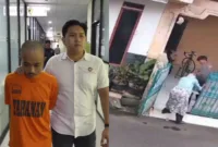 Pemuda aniaya ibu karena motor dan uang Rp 30 ribu, kini ditangkap dan ditahan polisi Bekasi. (Kolase Foto: Dok. Polres Bekasi Kota dan Instagram @dhemit_isback01)