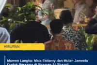 Momen Langka: Maia Estianty dan Mulan Jameela Duduk Bersama di Siraman Al Ghazali