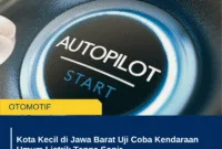 Kota Kecil di Jawa Barat Uji Coba Kendaraan Umum Listrik Tanpa Sopir