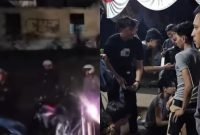 Polisi amankan 14 motor dalam aksi balap liar JLNT Antasari saat patroli besar. (Foto: Instagram @lambe_turah)