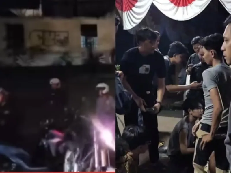 Polisi amankan 14 motor dalam aksi balap liar JLNT Antasari saat patroli besar. (Foto: Instagram @lambe_turah)