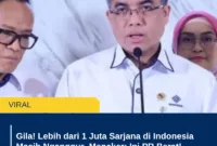 Gila! Lebih dari 1 Juta Sarjana di Indonesia Masih Nganggur, Menaker: Ini PR Berat!