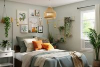 Ilustrasi Warna Cat di Kamar Tidur