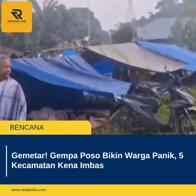 Gemetar! Gempa Poso Bikin Warga Panik, 5 Kecamatan Kena Imbas